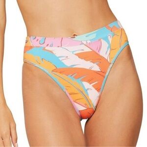 L*SPACE Frenchi High Waisted Bottom in Fiesta Palm